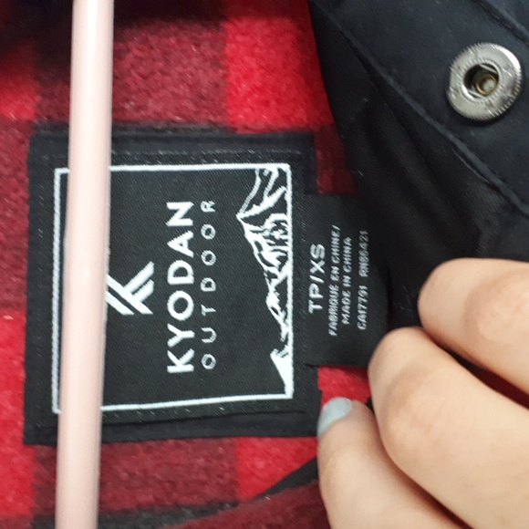 kyodan plaid fleece pullover - Picture 2 of 3